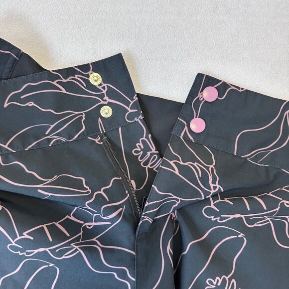 Wild Rye Womens Ruby Mountain Bike Shorts Size 6 Mauve Leaf Activewear Outdoor - Picture 5 of 10